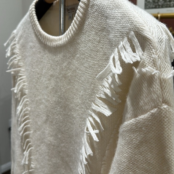 Bartolini Merino Cashmere Sweater Long Sleeve Ivory - Picture 4 of 6